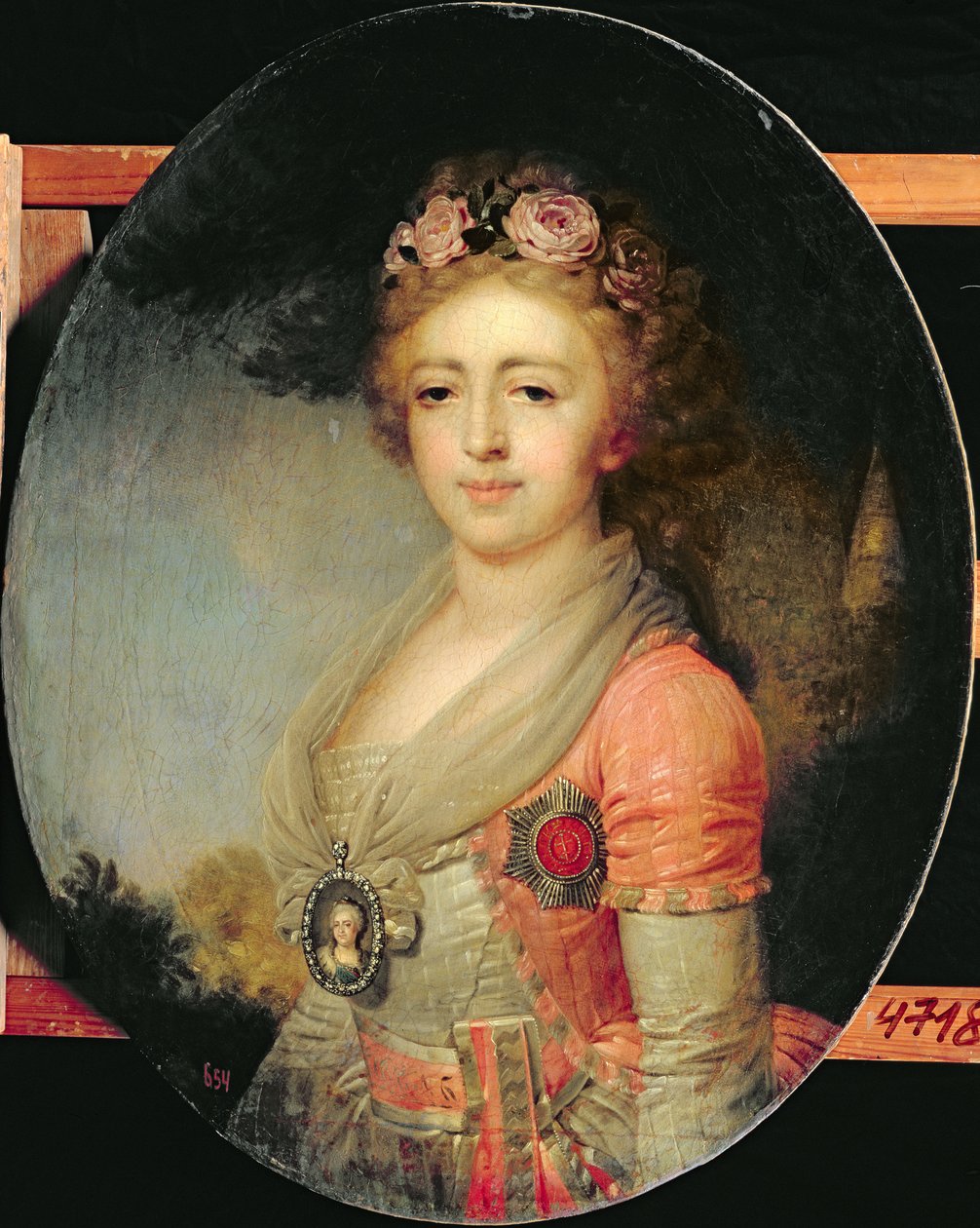 Ritratto della Granduchessa Alessandra, c.1798 da Vladimir Lukich Borovikovsky