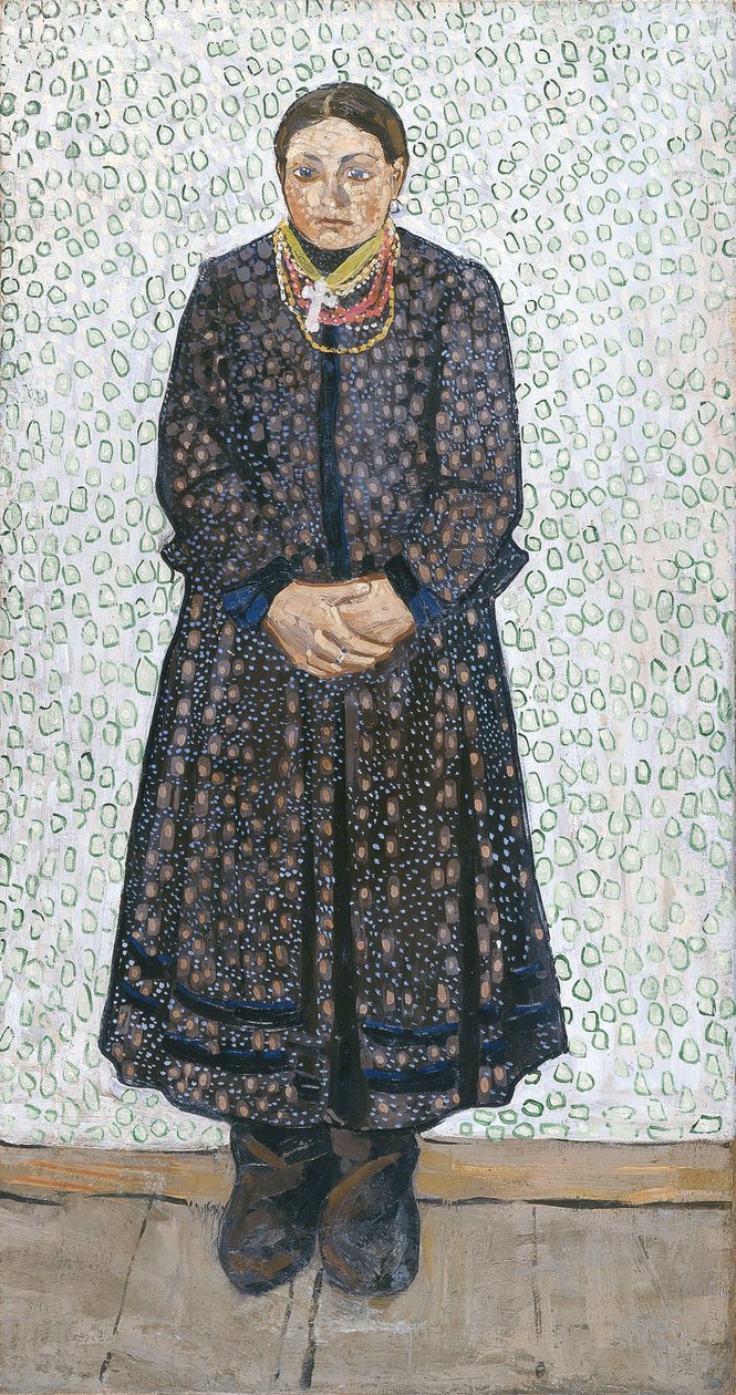 Contadina ucraina, 1910-1911 da Vladimir Davidovich Burliuk