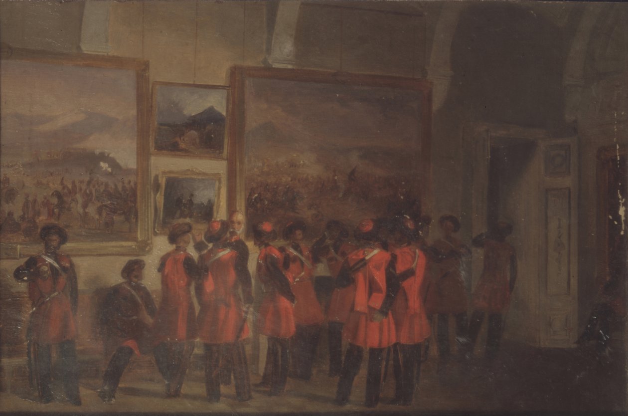 Guardia del corpo dello Zar dei Cosacchi nel Palazzo d