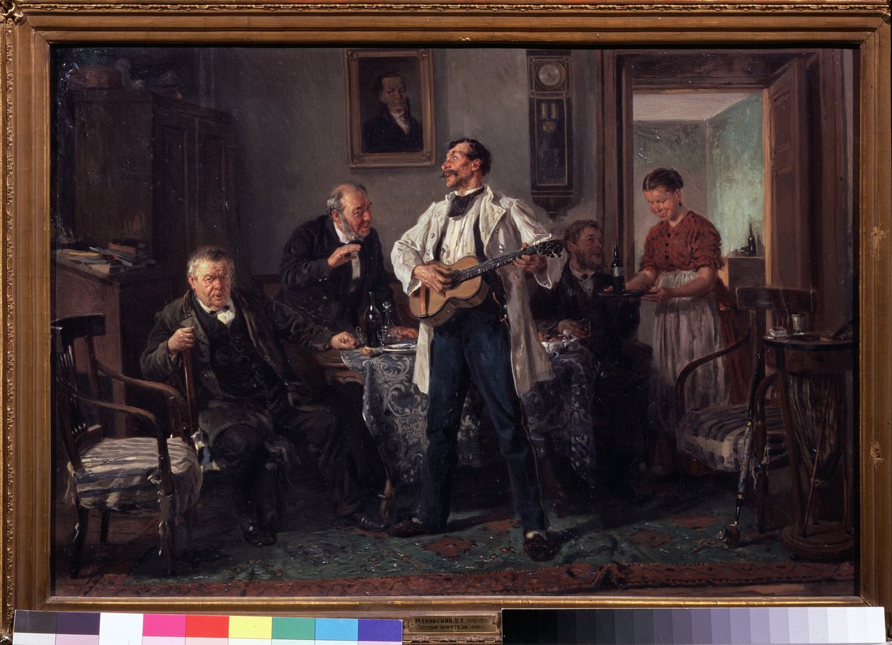 Gli amici da Vladimir Egorovic Makovsky