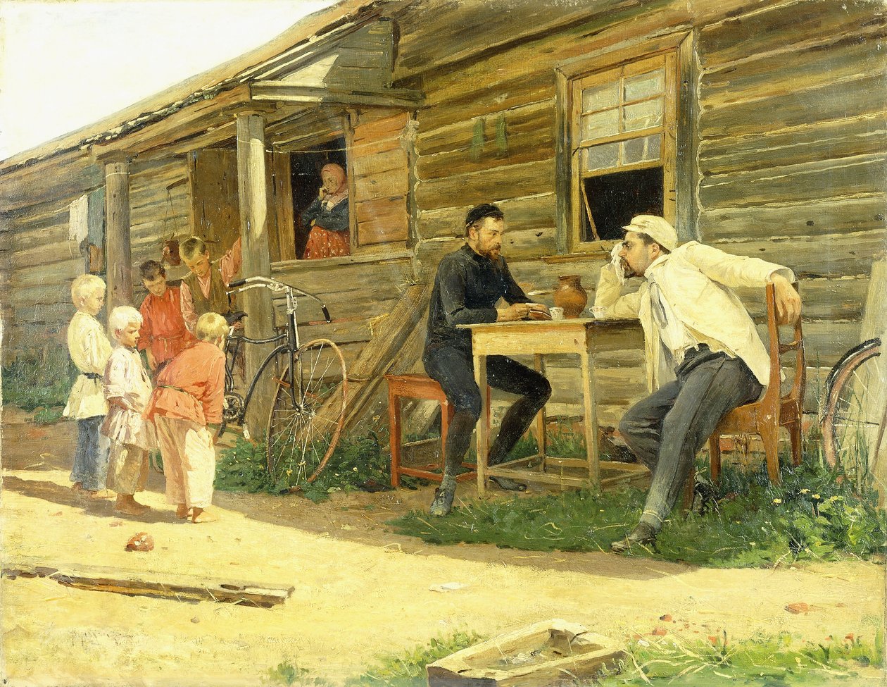 La bicicletta da Vladimir Egorovic Makovsky