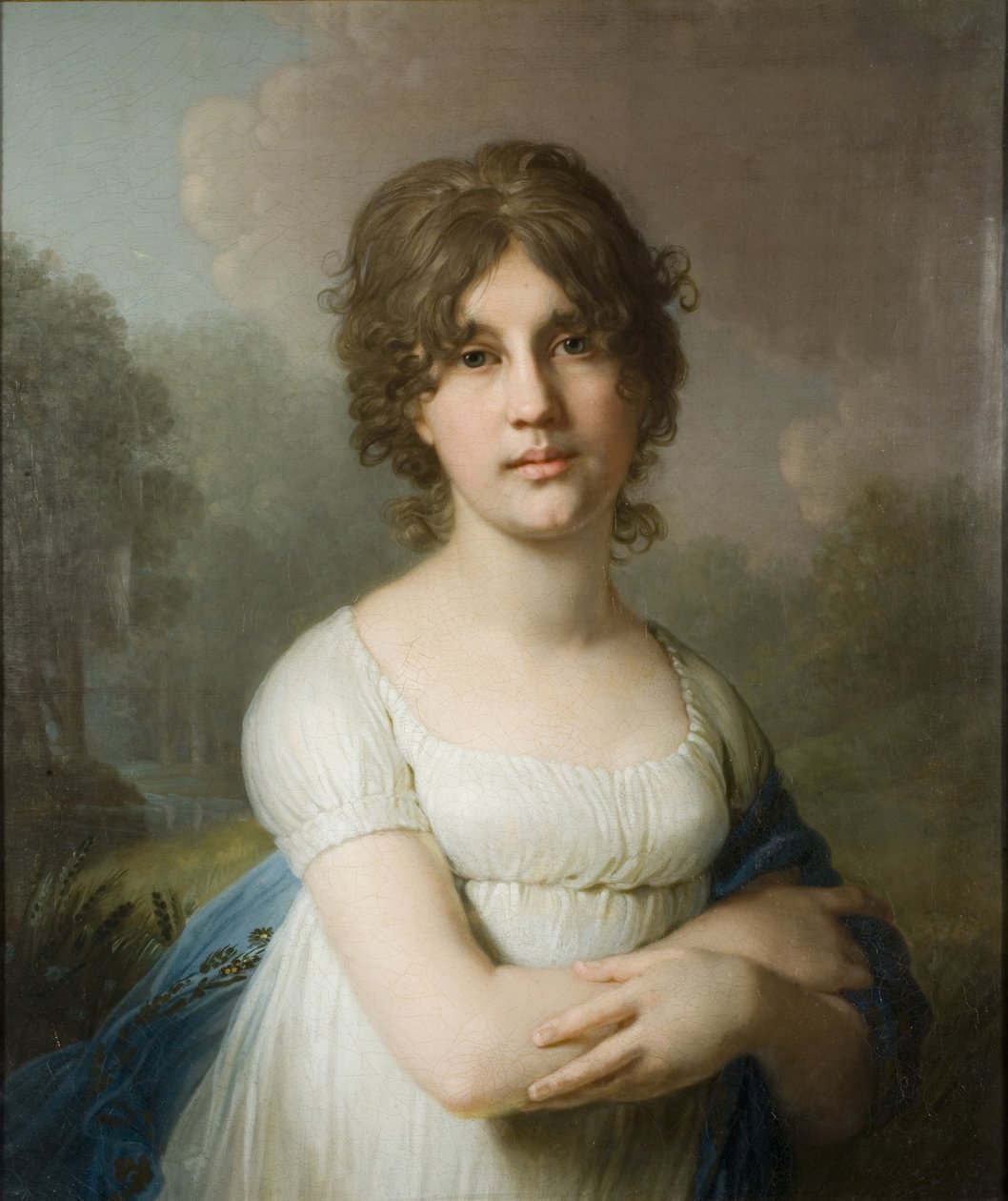 Ritratto della contessa Yekaterina Gavriilovna Gagarina 1783-1861, 1801 da Vladimir Lukich Borovikovsky