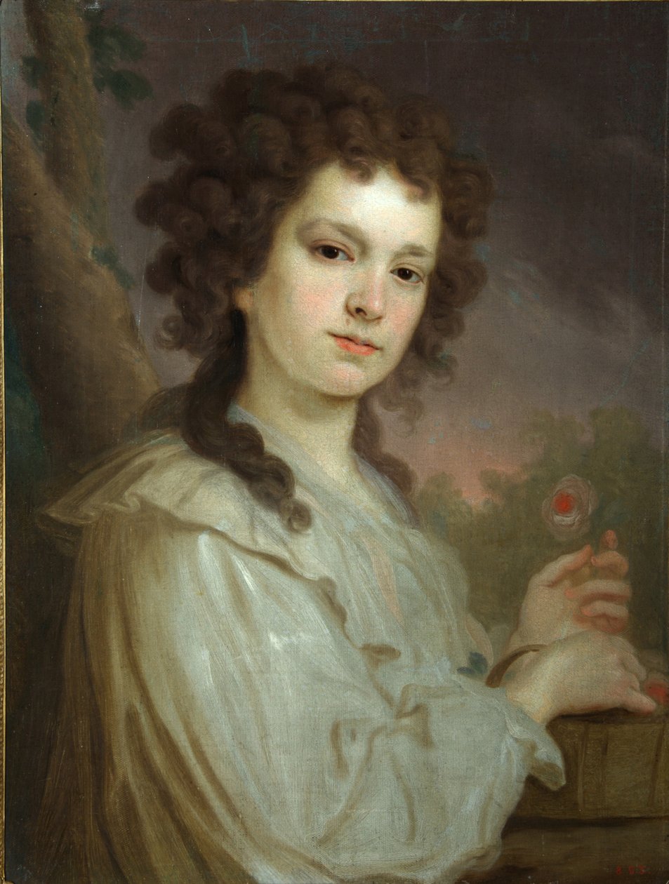Ritratto di Olga Kuzminichna Filippova 1772-1829 da Vladimir Lukich Borovikovsky