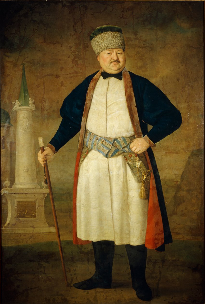 Ritratto di Pavel Yakovlevich Rudenko, 1778 da Vladimir Lukich Borovikovsky