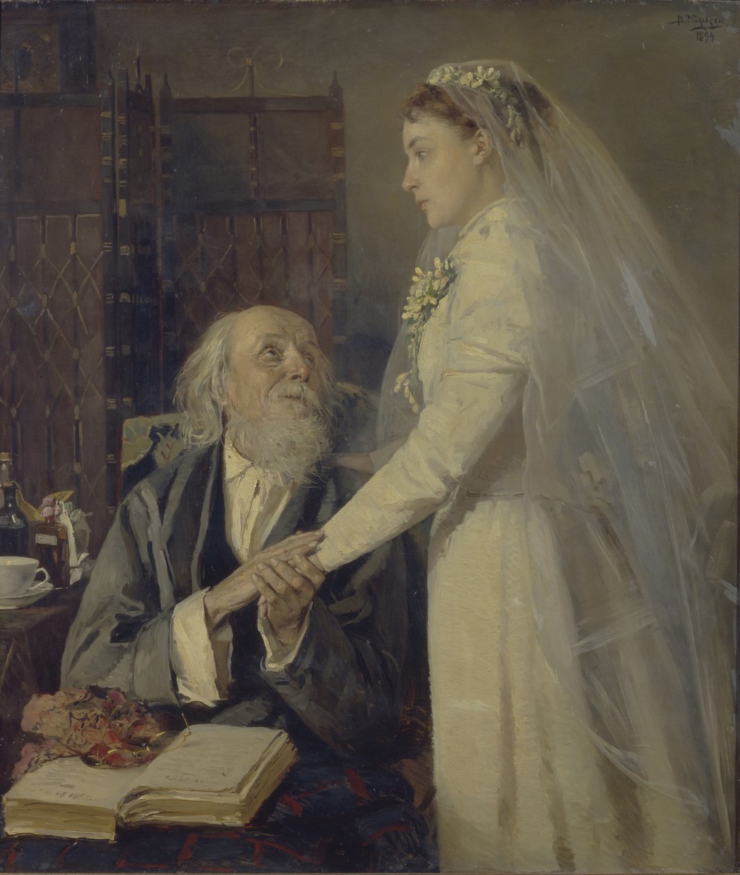Prima del matrimonio. Addio, 1894 da Vladimir Yegorovich Makovsky