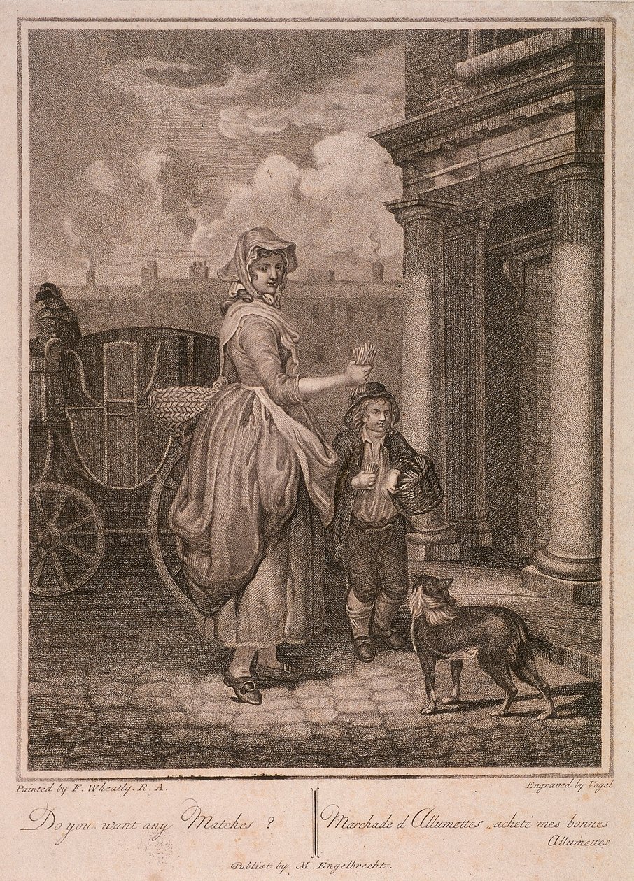 Vuoi dei fiammiferi, Grida di Londra da Vogel