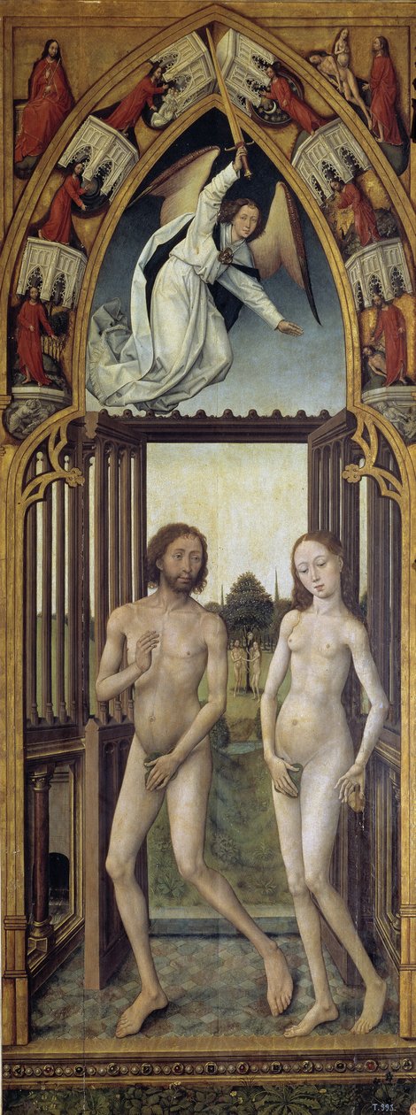 Trittico della Redenzione: Espulsione dal Paradiso da Vrancke van der Stockt