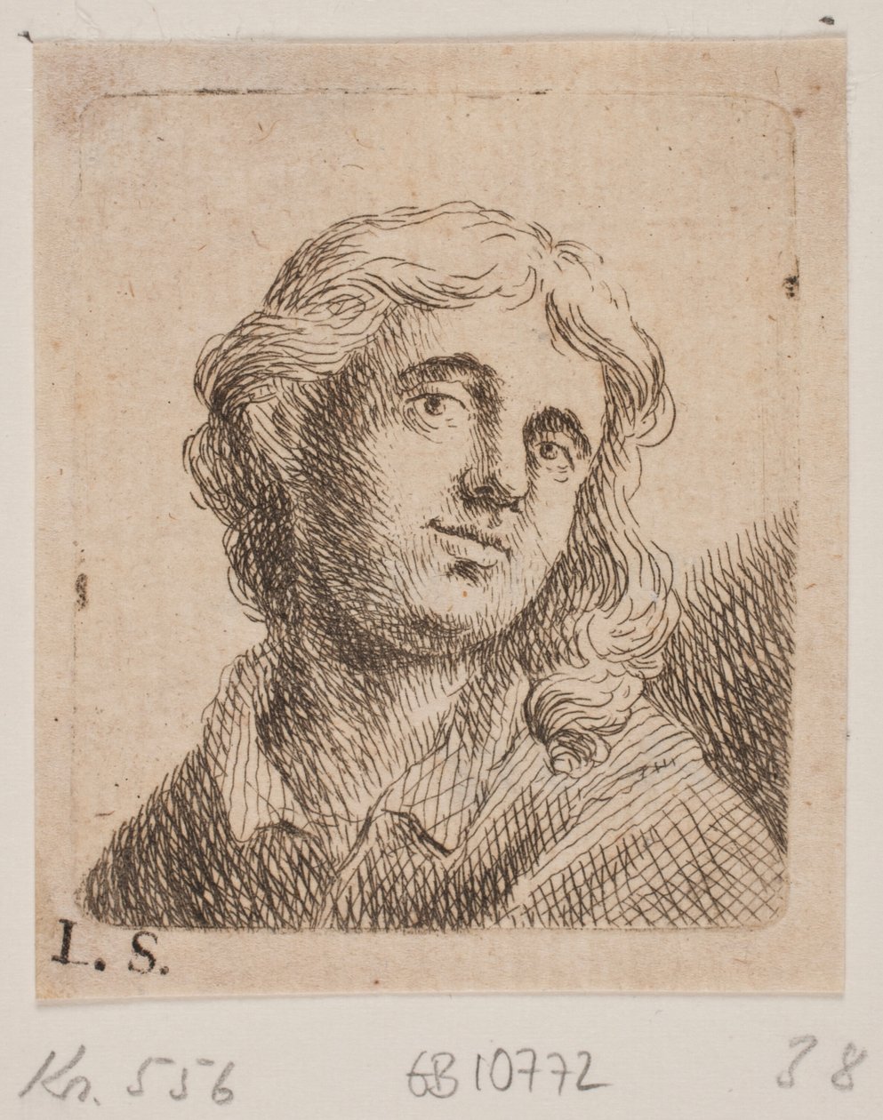 Ritratto di un giovane uomo da W.A. Müller