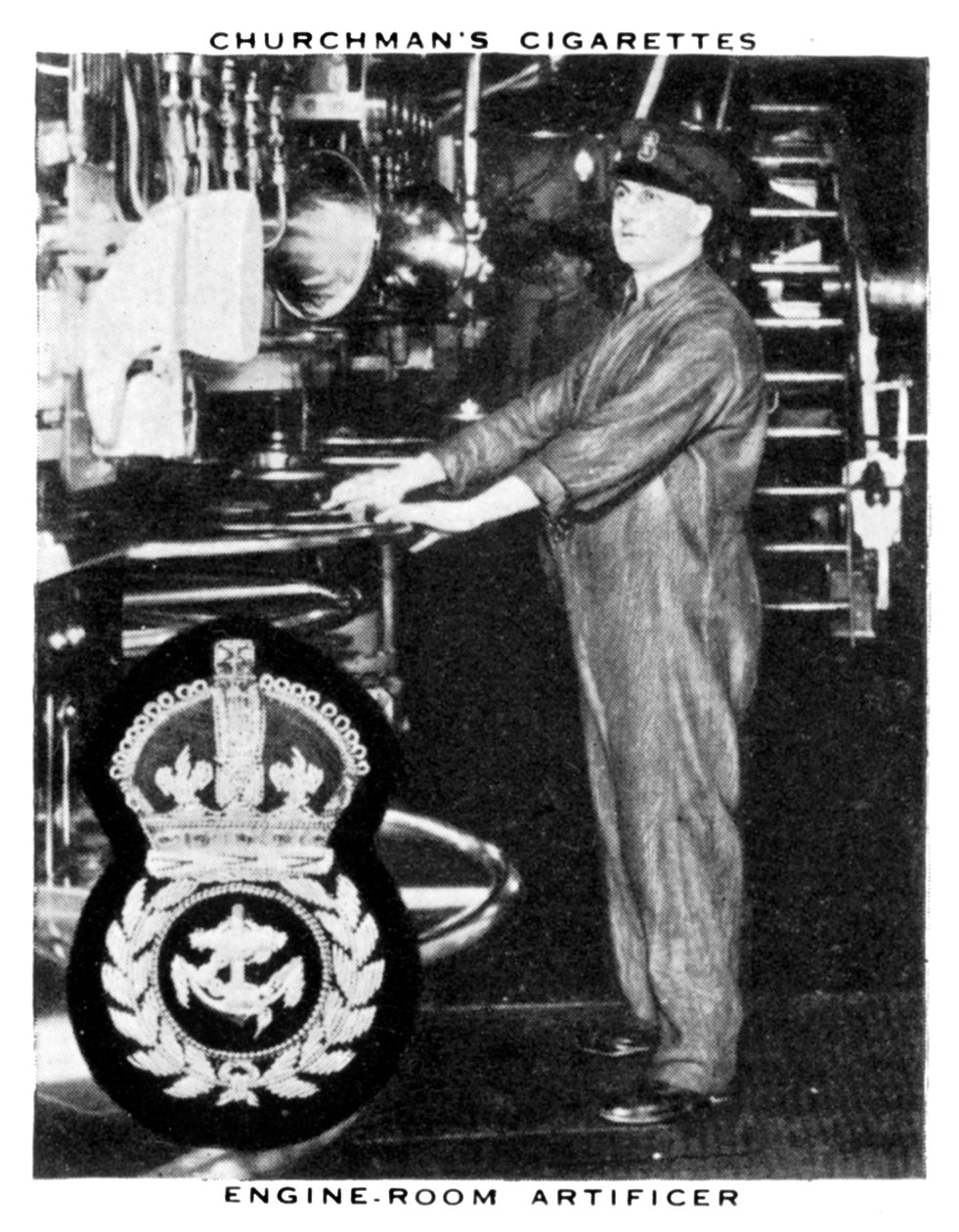 Artificiere della Sala Macchine, 1937 da WA and AC Churchman