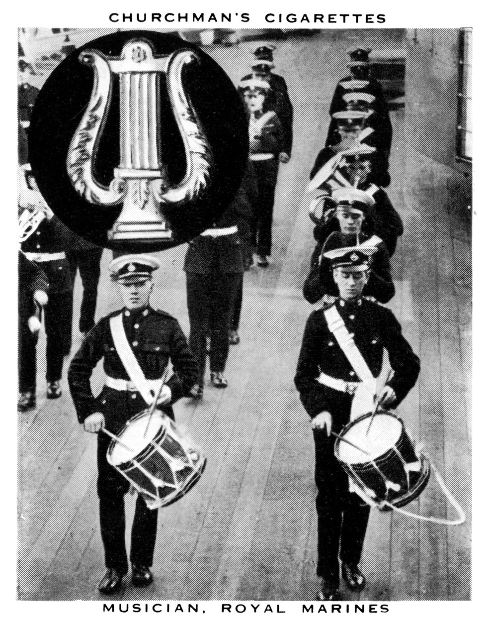 Musicista, Royal Marines, 1937 da WA and AC Churchman