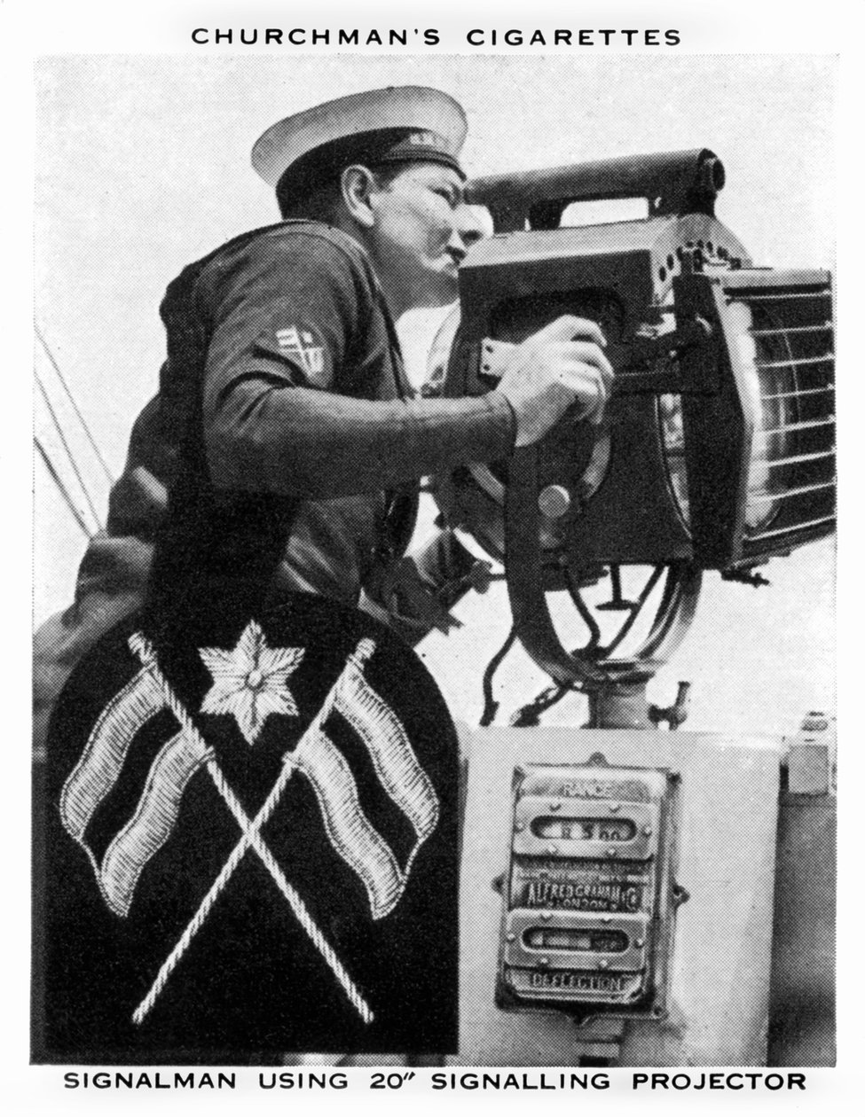 Segnalatore che utilizza il proiettore di segnalazione 20, 1937 da WA and AC Churchman