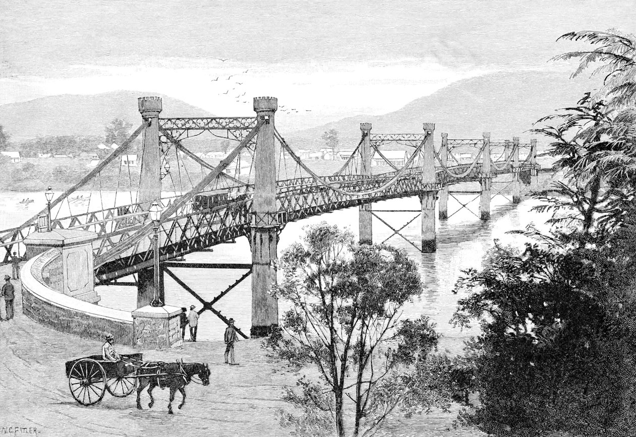 Il Ponte, Rockhampton, Queensland, Australia, 1886 da WC Fitler