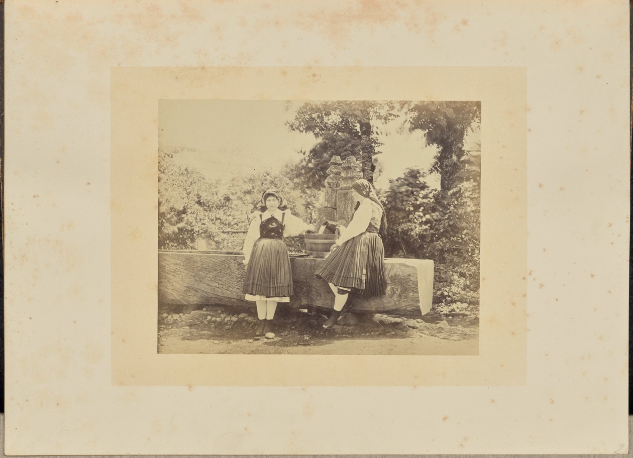 Sloveni del Gail Thal, in costume da festa, Carinzia da W.D. Howard and F.H. Lloyd