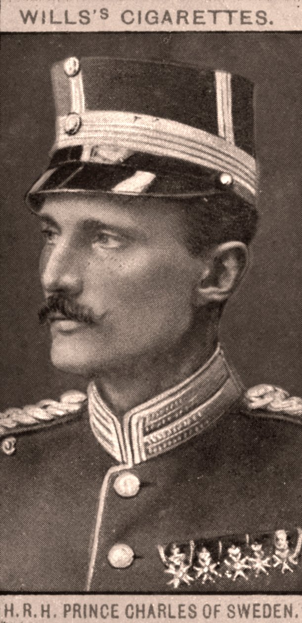 S.A.R. Principe Carlo di Svezia, 1908 da WD and HO Wills