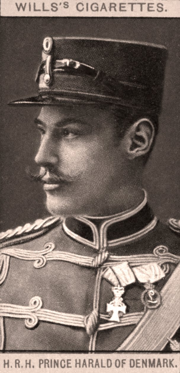 S.A.R. Principe Harold di Danimarca, 1908 da WD and HO Wills