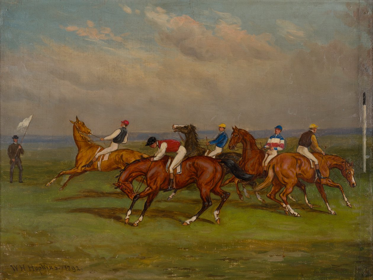 Alla partenza da W.H. Hopkins