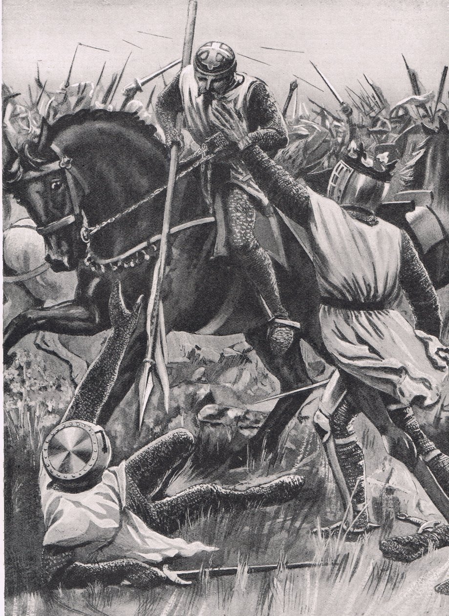 "Fermati, sono Enrico di Winchester, tuo Re", illustrazione da 