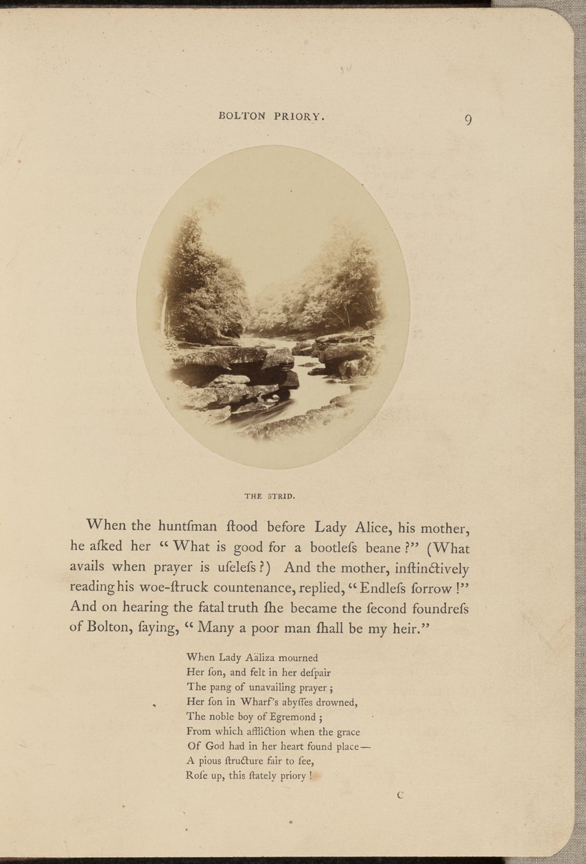Priorato di Bolton; Lo Strid da W.R. Sedgfield