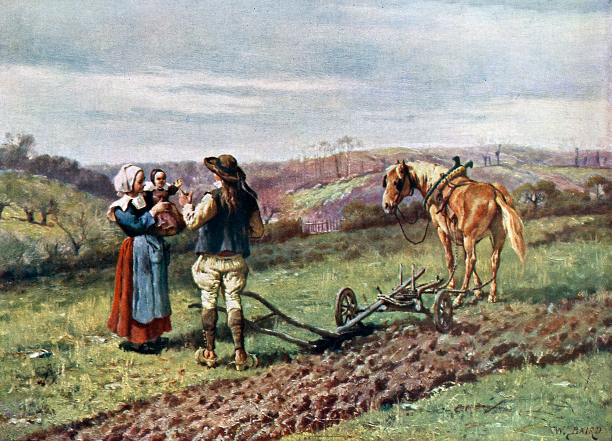 Una scena in Bretagna, 1902-1903 da W Baird