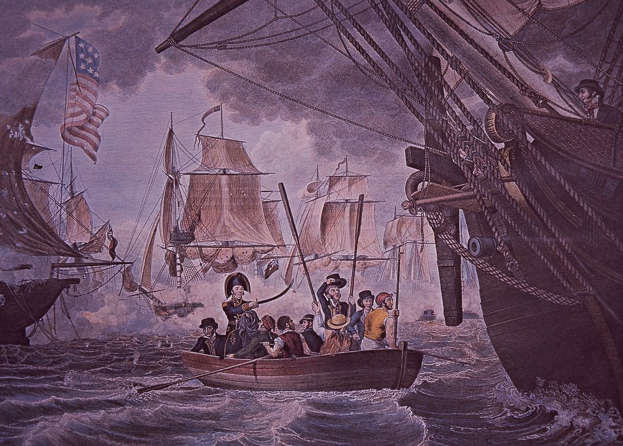 Battaglia del Lago Erie da John Ward Dunsmore