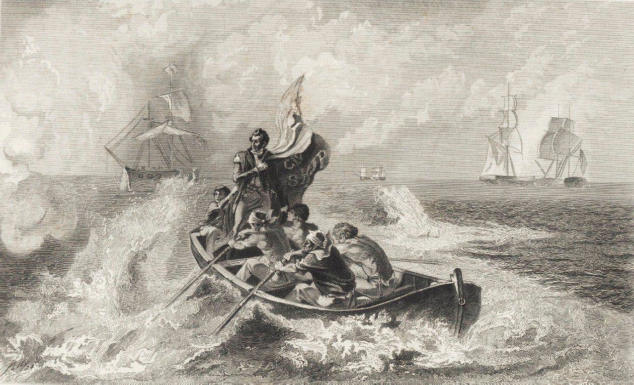 Battaglia del Lago Erie da John Ward Dunsmore