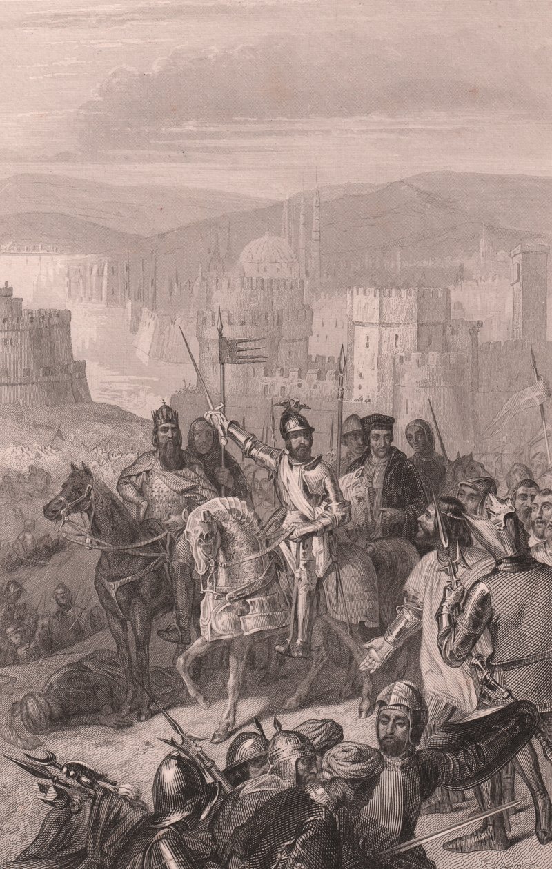 Il maresciallo de Boucicault costringe il sultano Bayezid a fermare l