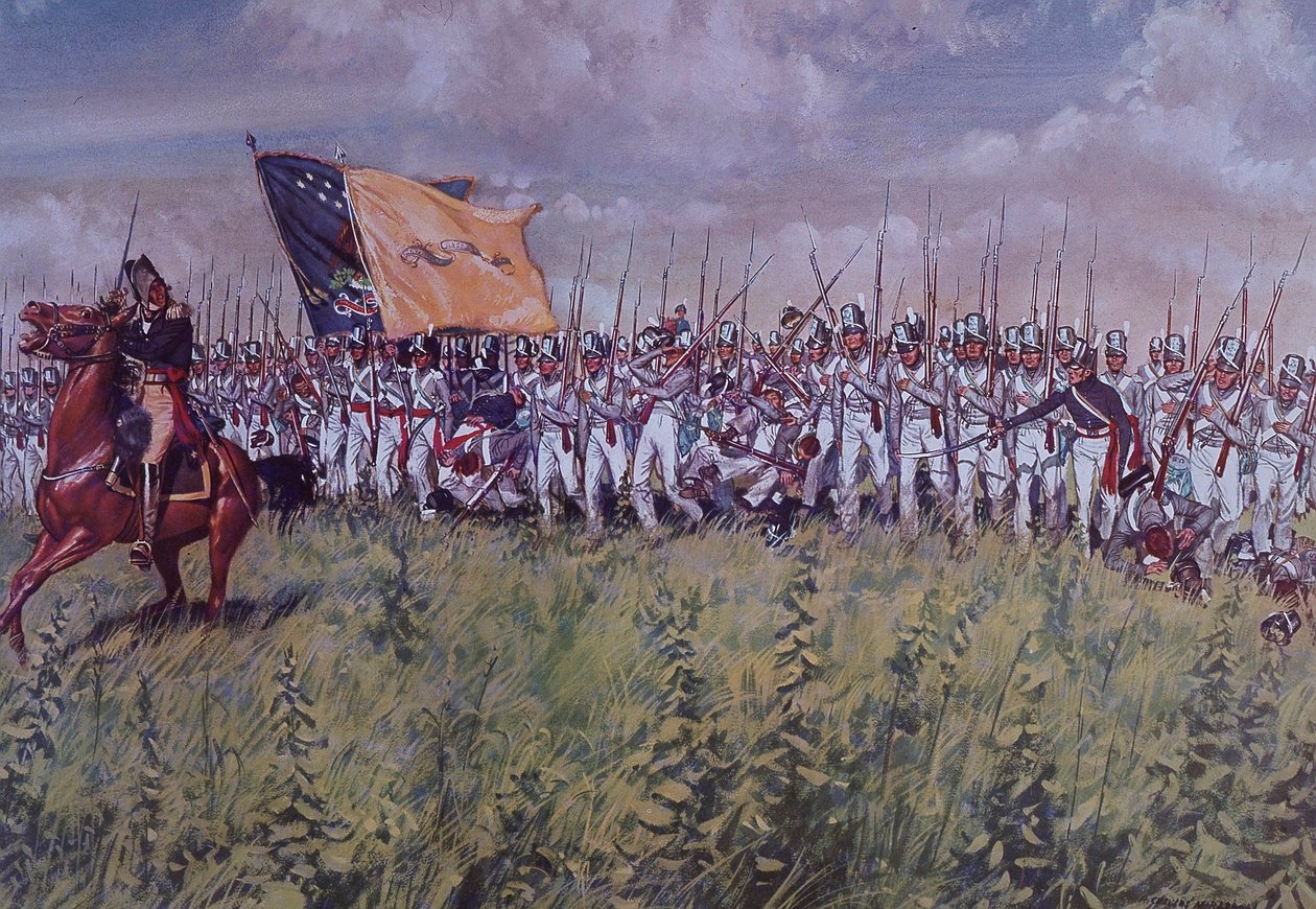 La Battaglia di Chippawa da John Ward Dunsmore