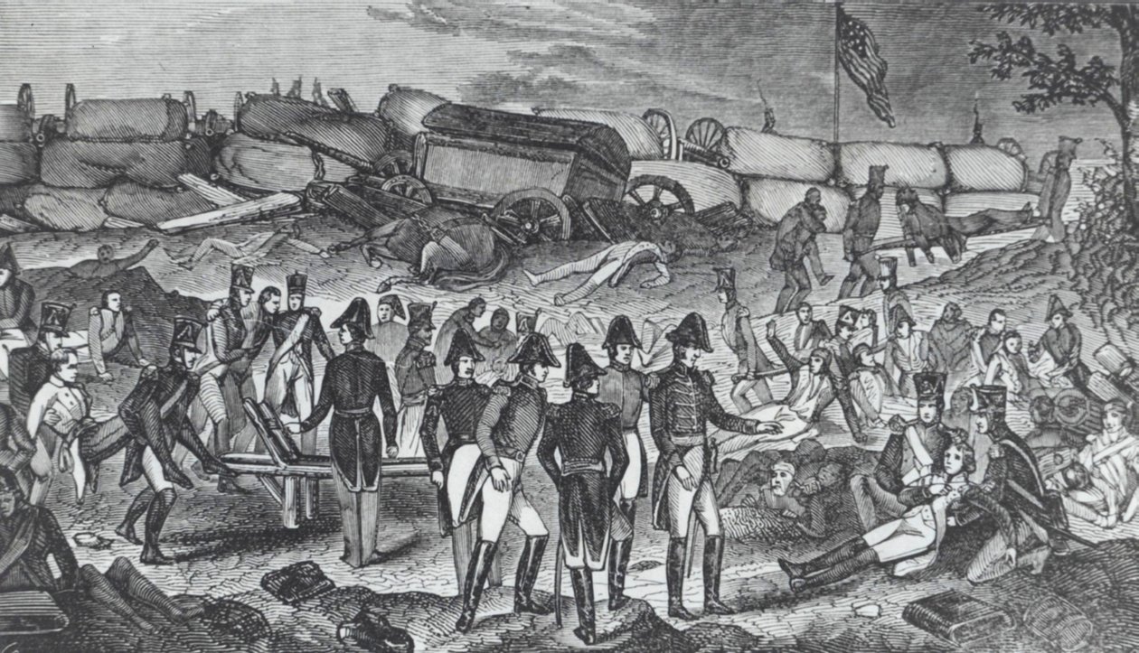 Soldati feriti dopo la Battaglia di New Orleans da John Ward Dunsmore