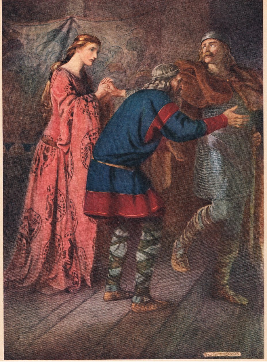 Laerte saluta sua sorella Ofelia, da 