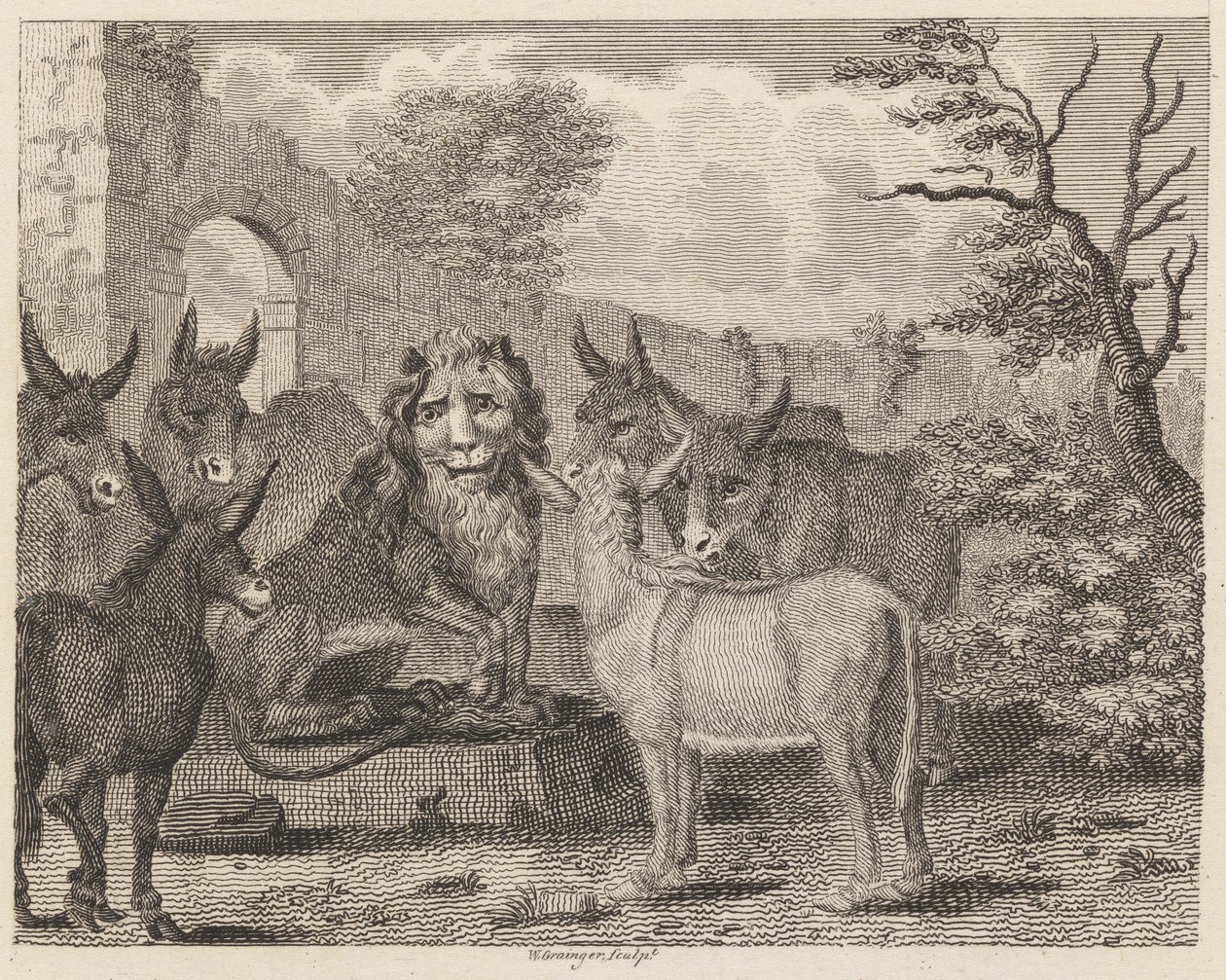 Il Leone e il Cucciolo da W. Grainger