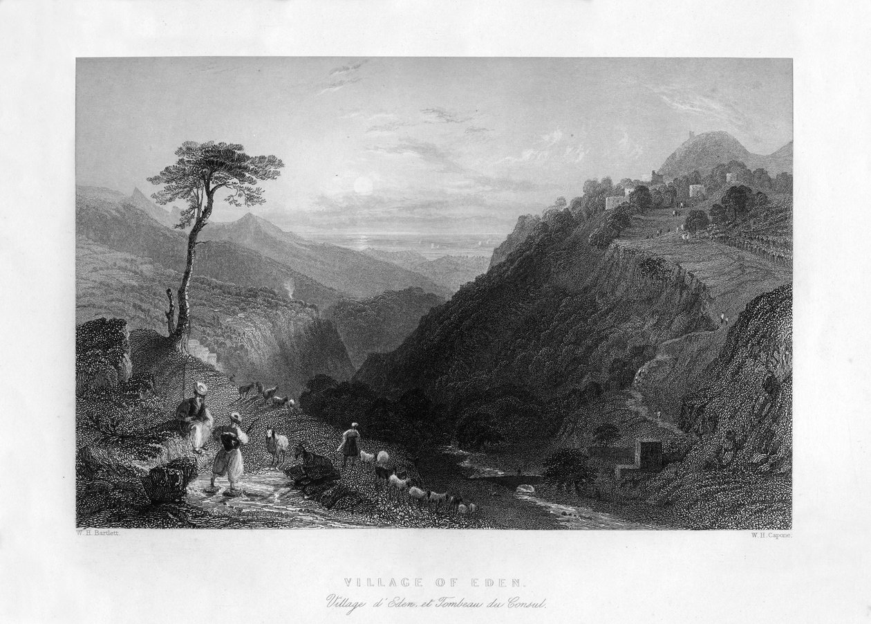 Villaggio di Eden, 1841 da W. H. Capone