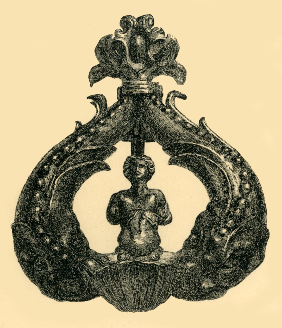 Battente di porta in bronzo, c1550-1600, 1881 da W. Harbutt