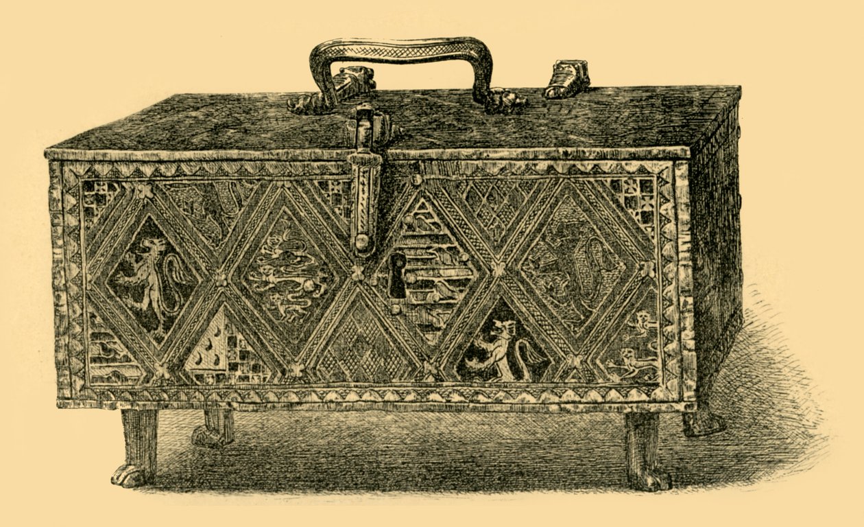 Il Cofanetto di Valence, c1305-1312 da W. Harbutt
