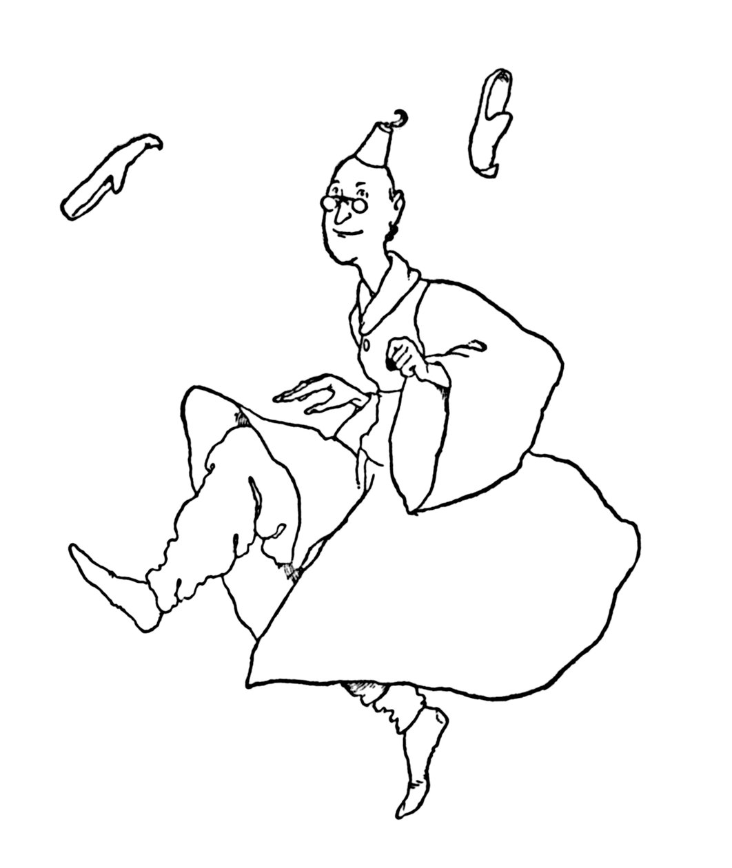 Le loro pantofole volavano intorno alle loro orecchie, c1930 da William Heath Robinson