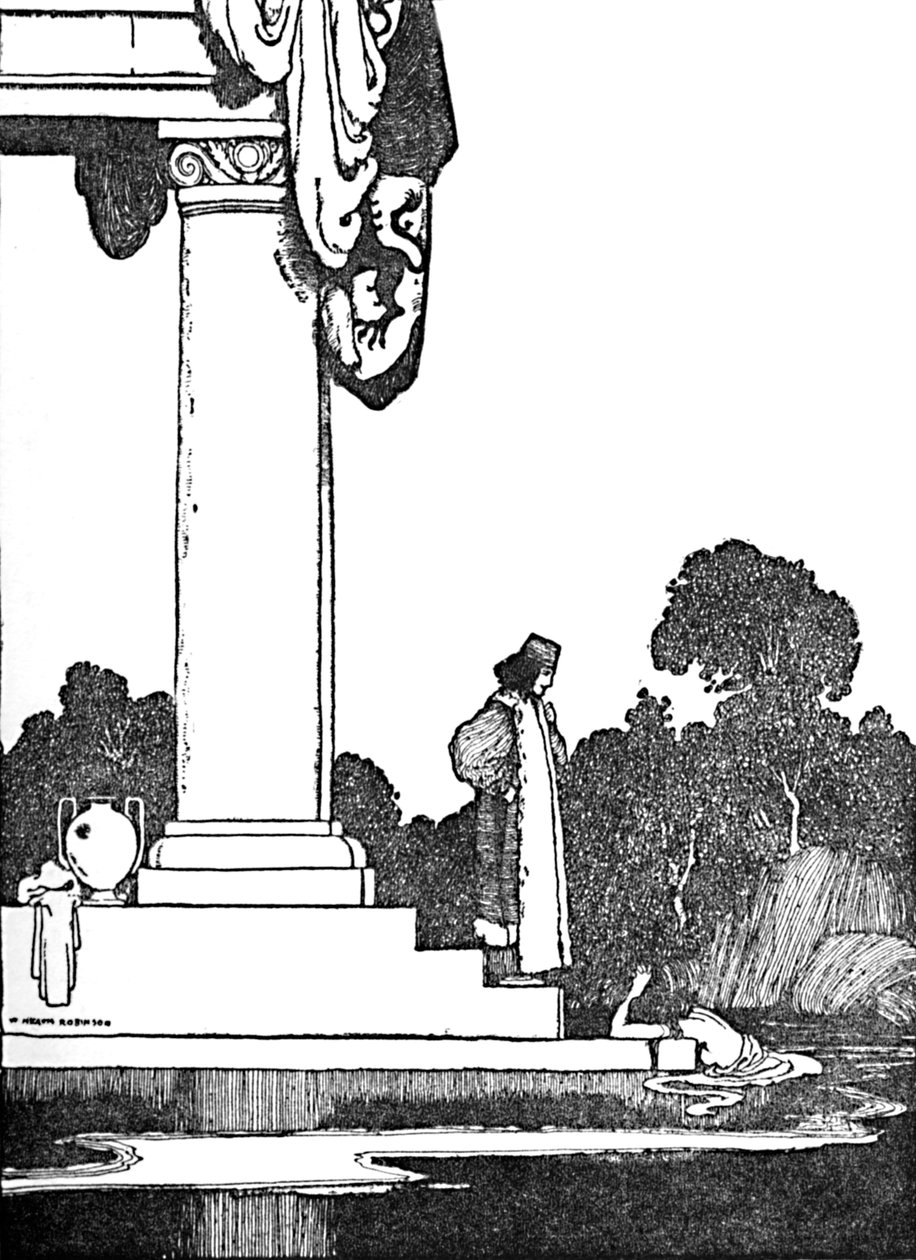 Quando il sole sorse, lei si svegliò, c1930 da William Heath Robinson
