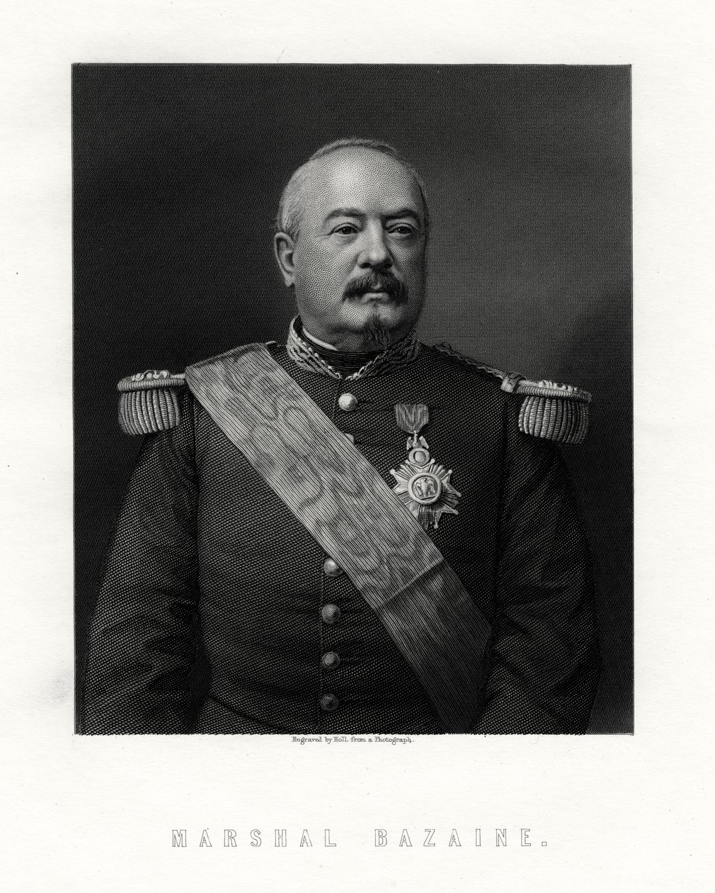 Achille François Bazaine, maresciallo di Francia, XIX secolo da W. Holl