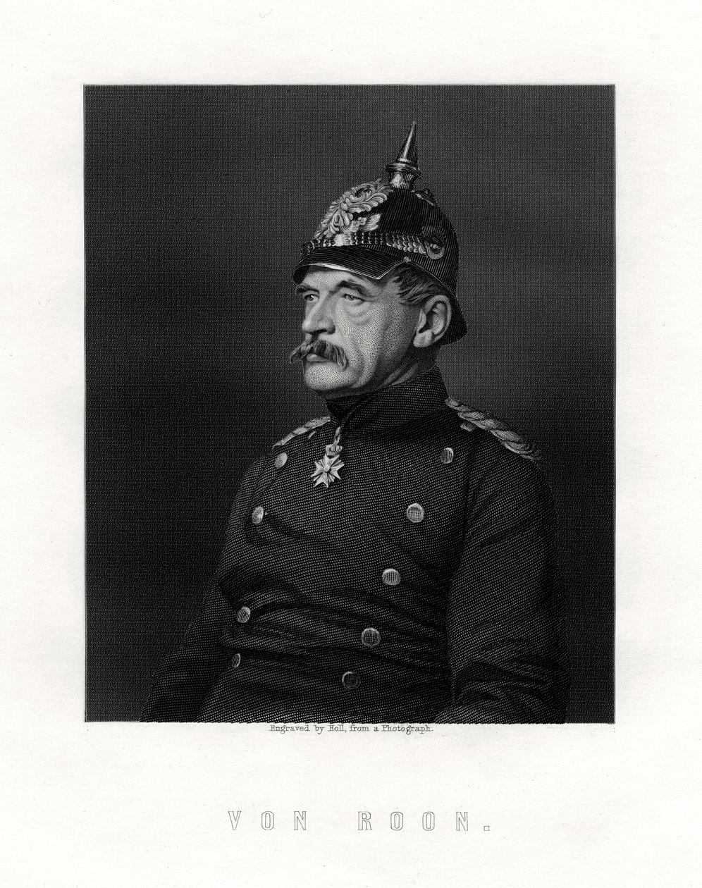 Albrecht Theodor Graf Emil von Roon, soldato e politico prussiano, XIX secolo da W. Holl