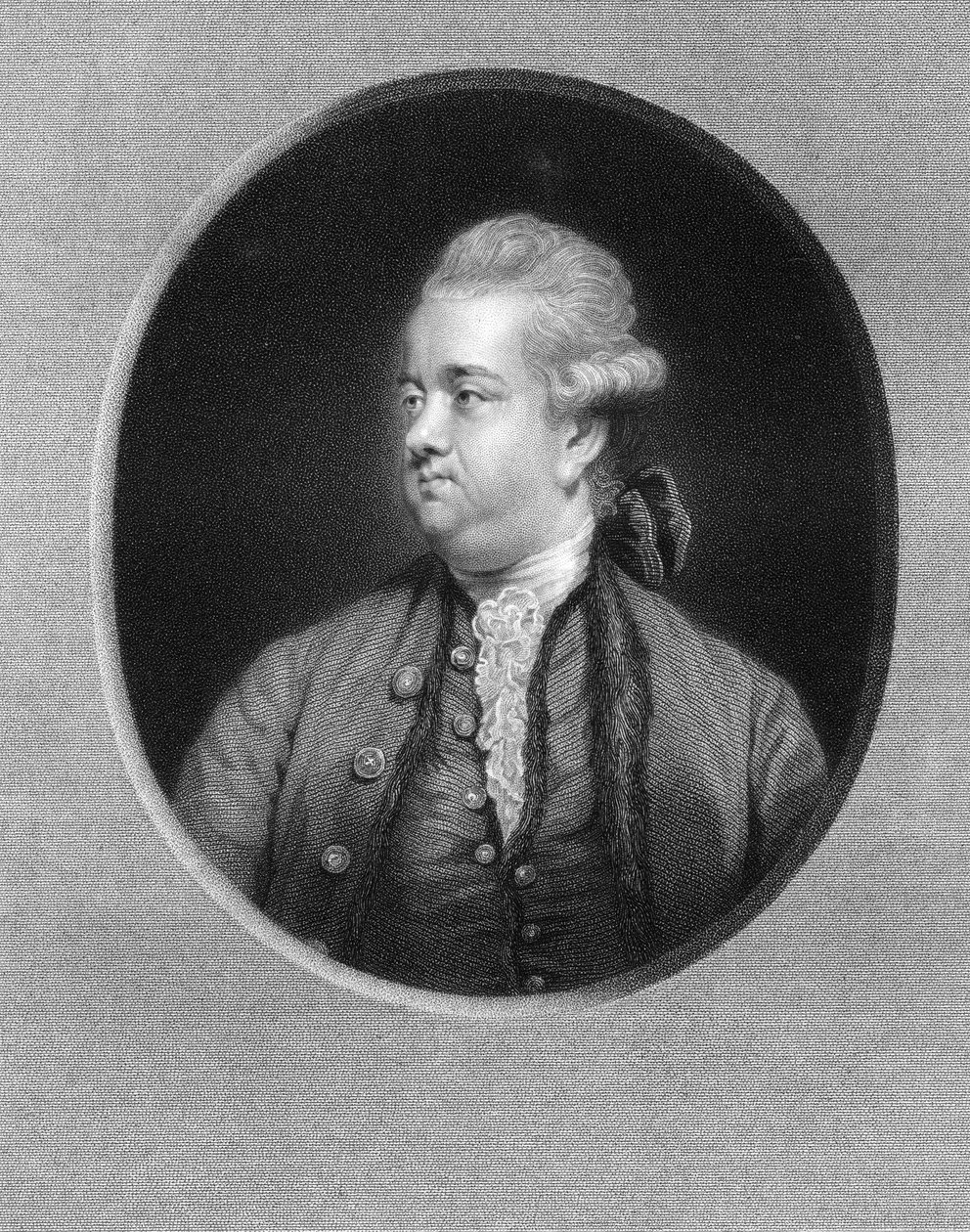 Edward Gibbon, storico britannico da W. Holl