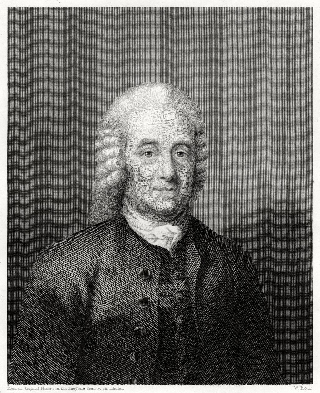 Emanuel Swedenborg, filosofo, mistico e cosmologo svedese da W. Holl