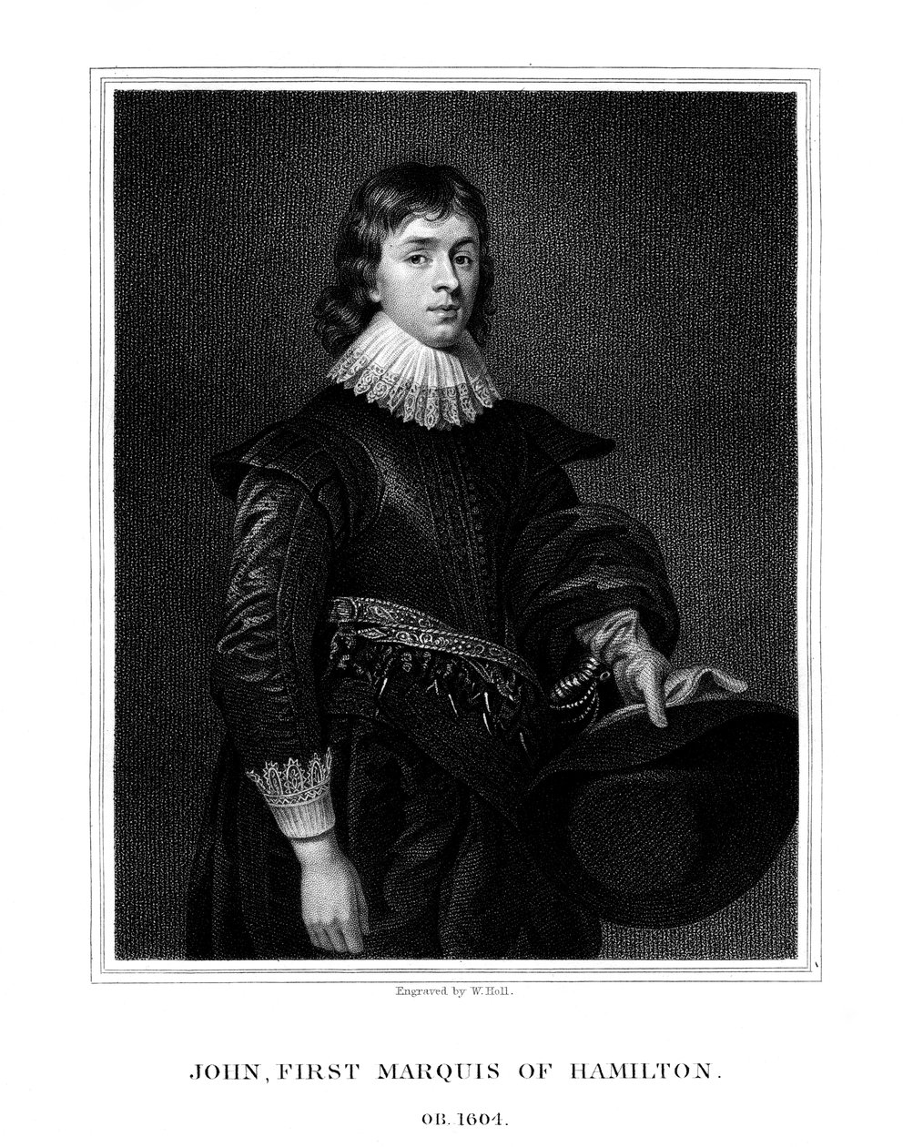 John Hamilton, 1° Marchese di Hamilton, 1825 da W. Holl