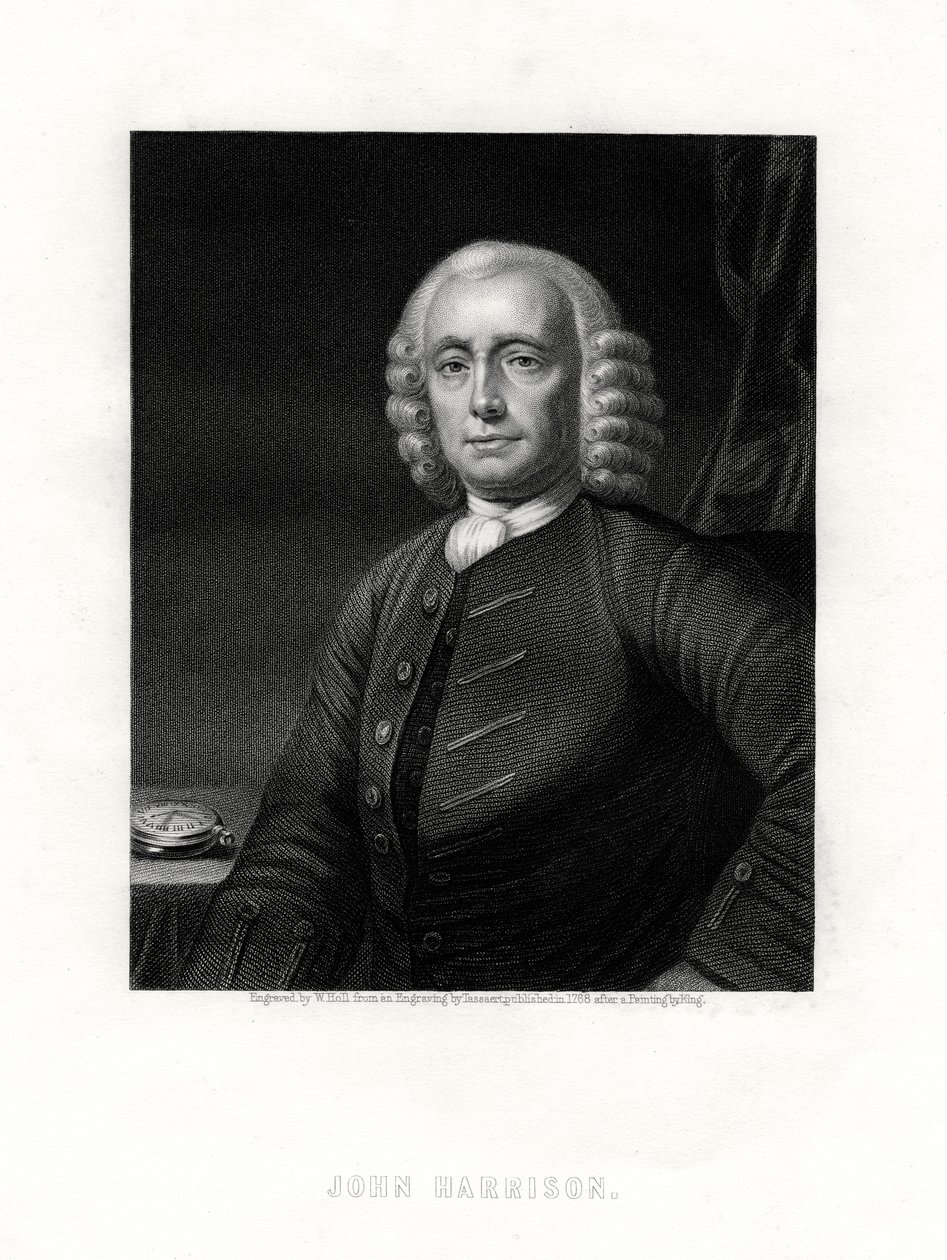 John Harrison, orologiaio inglese, XIX secolo da W. Holl