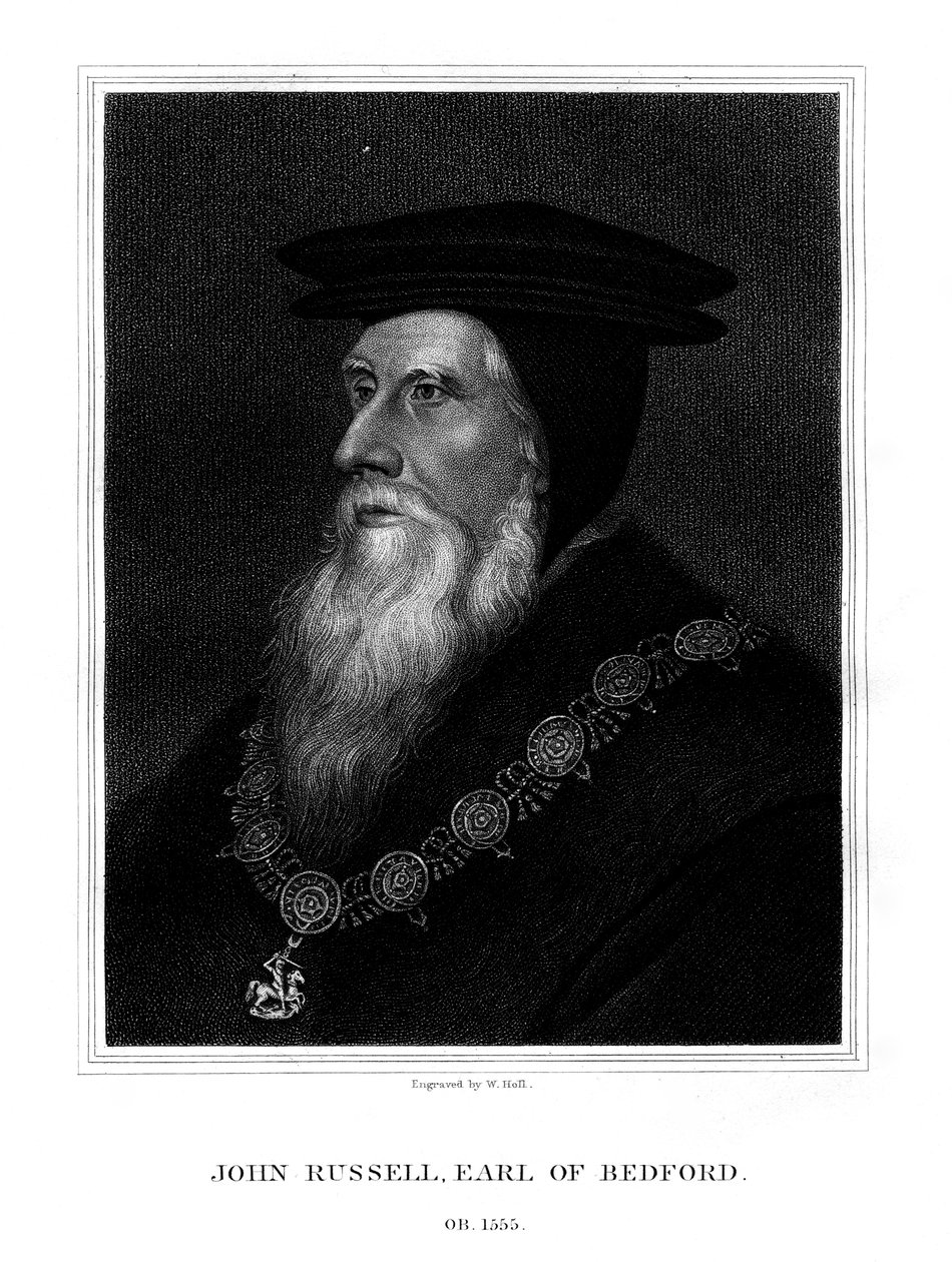 John Russell, 1° conte di Bedford, ministro reale inglese da W. Holl