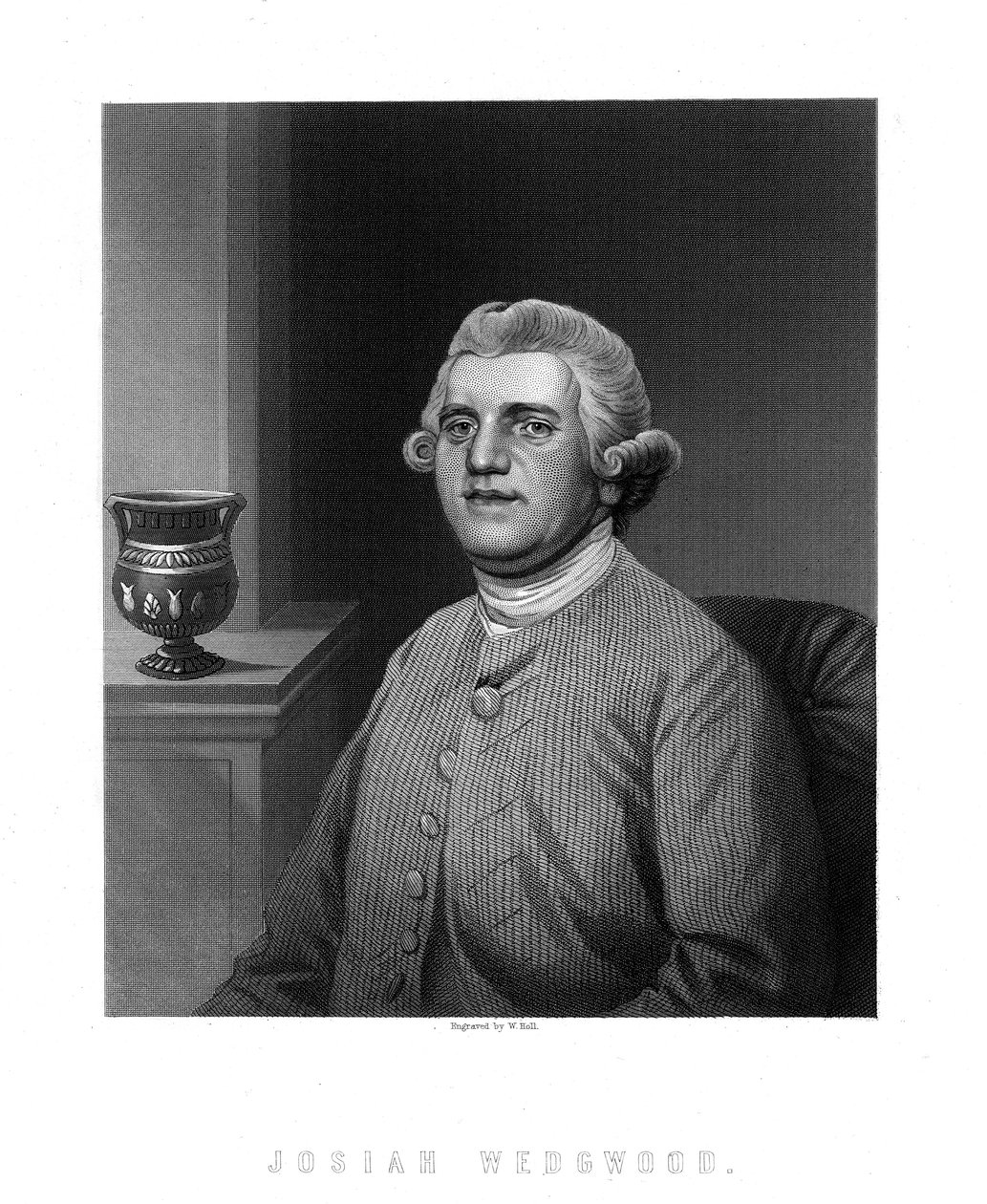 Josiah Wedgwood, industriale e ceramista inglese da W. Holl