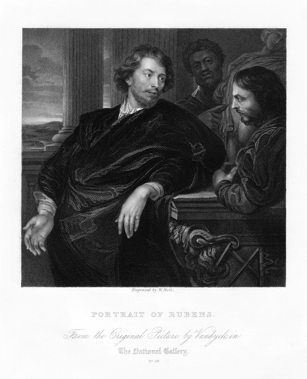 Peter Paul Rubens, artista fiammingo da W. Holl
