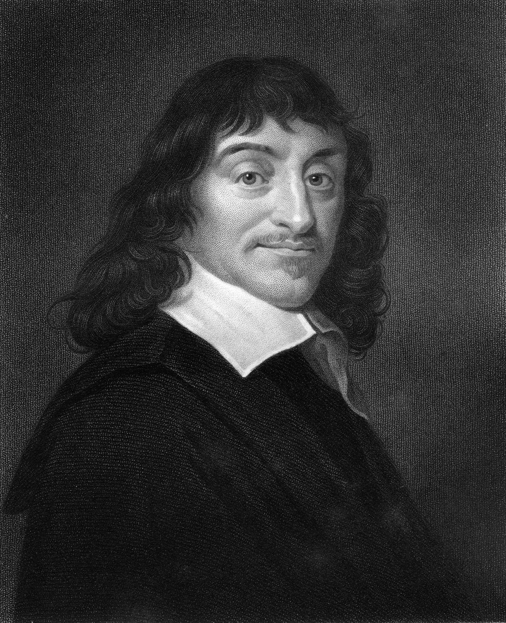 René Descartes, filosofo e matematico francese del XVII secolo, 1836 da W. Holl