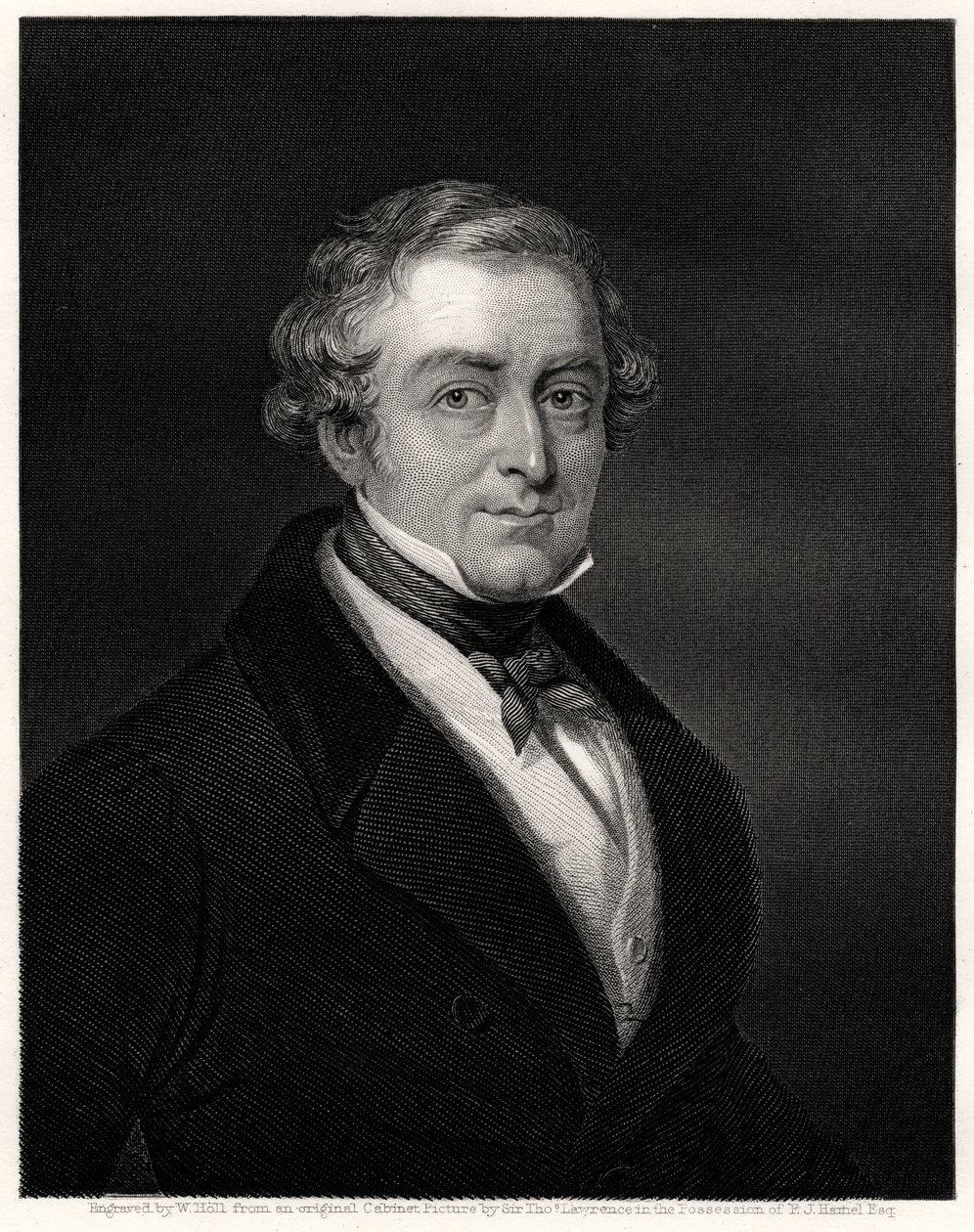 Sir Robert Peel, Primo Ministro Britannico da W. Holl