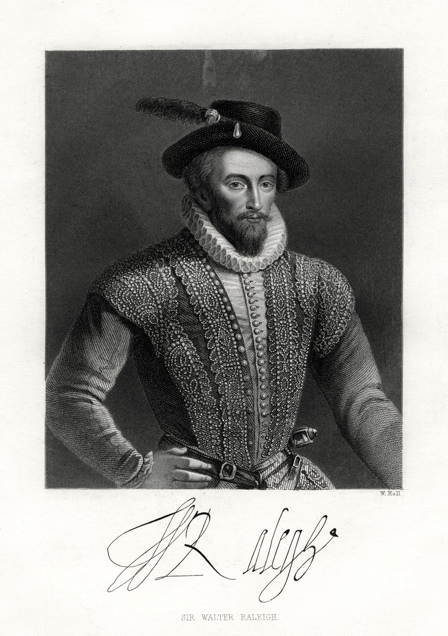 Sir Walter Raleigh da W. Holl