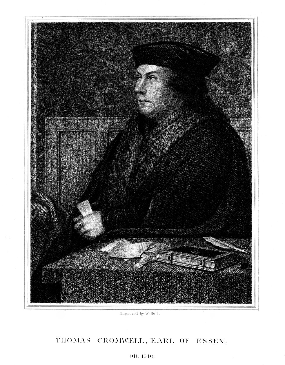Thomas Cromwell, 1° Conte di Essex, statista inglese, 1823 da W. Holl