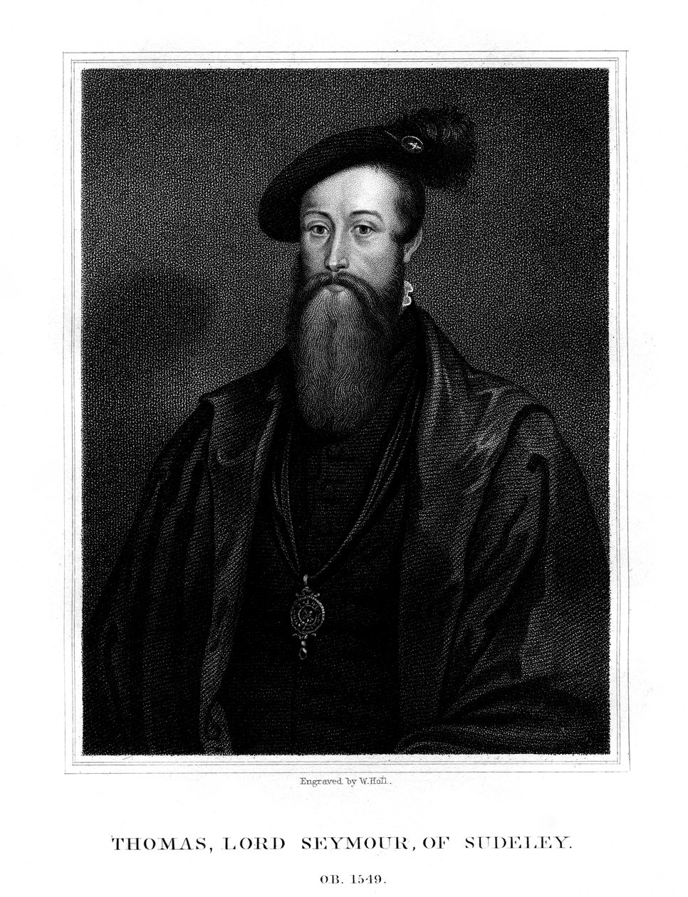Thomas Seymour, Barone Seymour di Sudeley, fratello minore di Jane Seymour, 1825 da W. Holl