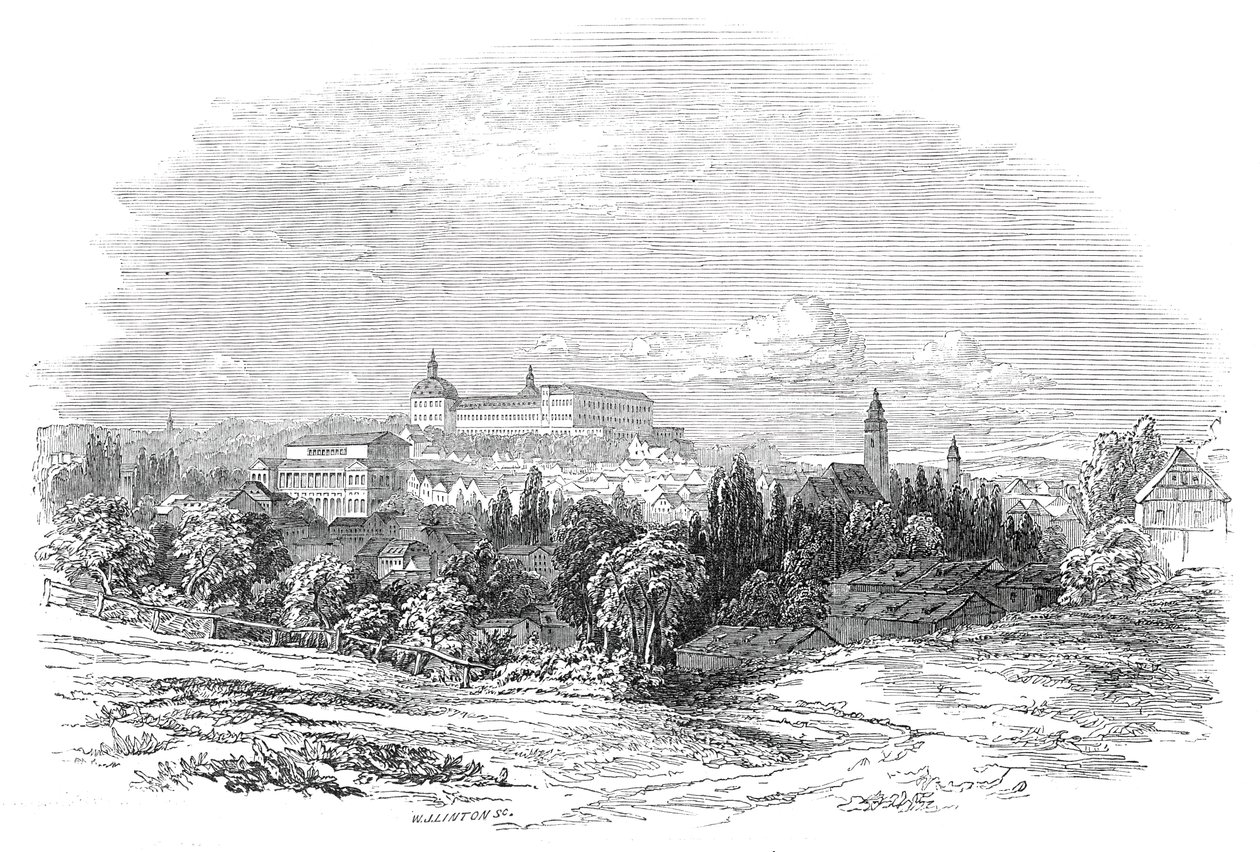 Gotha - dal disegno di Sua Altezza Reale il Principe Alberto da W. J. Linton
